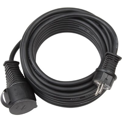 BRENNENSTUHL  Rallonge &eacute;lectrique de chantier noire 10m H07RN-F 3G 2,5