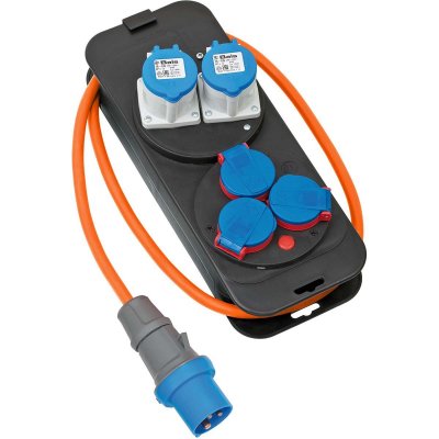 BRENNENSTUHL  station elec. Camp. 1,5 m 2xcee230v/16a, 3x230v DFX-644730