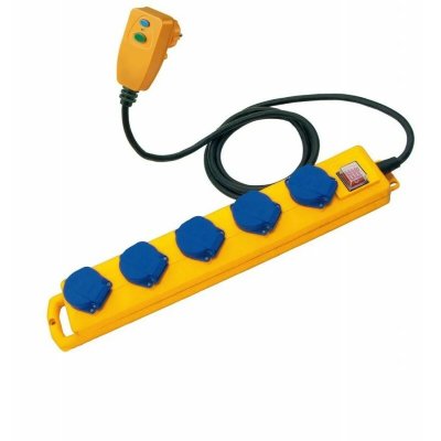 Brennenstuhl - Super-solide sl 544 d fi sortie IP54 manifold 5 fois 5 m H07RN-F 3G1.5