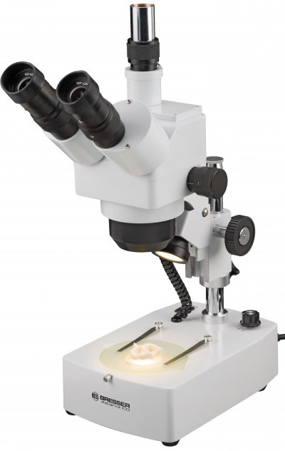 BRESSER  Advance Icd 10x-160x Zoom Stereo-microscope Noir