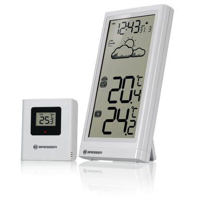 BRESSER  Meteo Temp Weather Station Blanc
