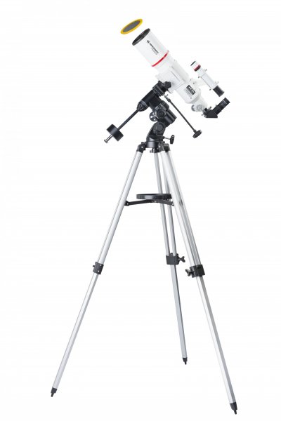 BRESSER  Optics Refractor 90/500 EQ3 R&eacute;fracteur 180x Blanc