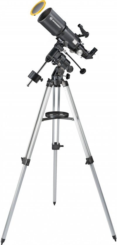 BRESSER  Polaris 102/460 EQ3 T&eacute;lescope avec Filtre Solaire
