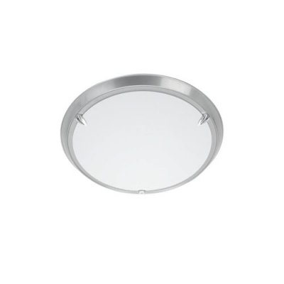 BRILLIANT  90288/11 Livorno Plafonnier LED E27 60 W titane, blanc