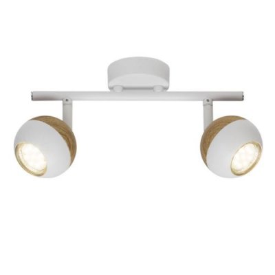 BRILLIANT  Scan G59413/75 Spot de plafond LED GU10 6 W blanc, bois (clair)