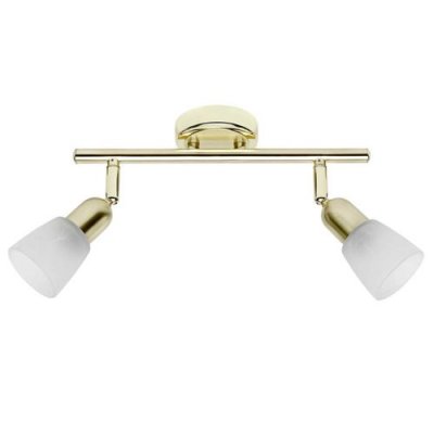 BRILLIANT  Sofia 55313/18 Spot de plafond LED E14 80 W laiton, alb&acirc;tre