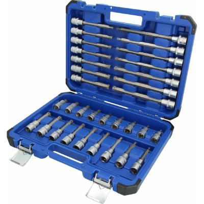 BRILLIANT TOOLS  Jeu de douilles de tournevis 1/2 RIBE 32 pcs Acier