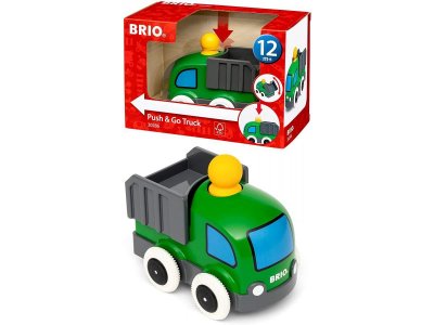 BRIO&reg; Camion &agrave; r&eacute;trofriction Push & Go bois 30286