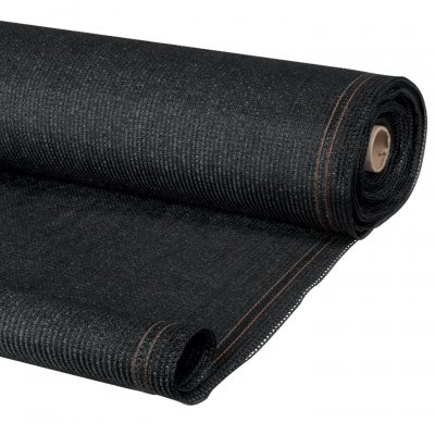 IDMARKET Brise Vue Renforc&eacute; 1,5 X 10 M Noir 220 Gr/M&sup2; Luxe Pro