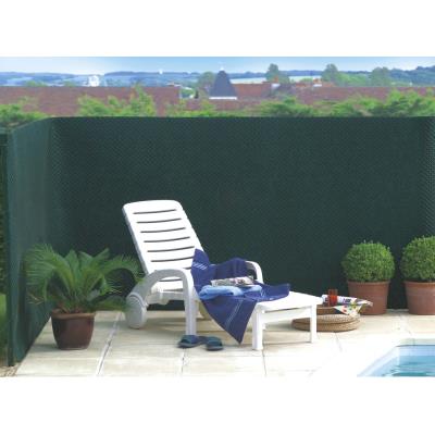 GENERIQUE Brise-vue Tandem - 100% occultant - Vert - 1x25m