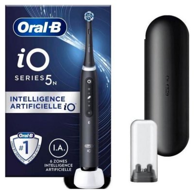 ORAL B Brosse &agrave; dents &eacute;lectrique iO5 connect&eacute;e - 80363971 - Noir - Sans fil