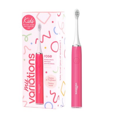 MY VARIATIONS Brosse &agrave; dents &eacute;lectrique  MV KIDS Rose 