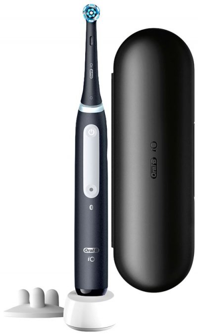 ORAL B Brosse &agrave; dents &eacute;lectrique  IO4S Matt Black + Etui
