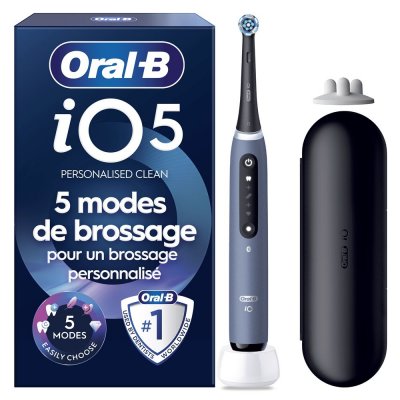ORAL B Brosse &agrave; dents &eacute;lectrique  iO5 Series Ocean Blue
