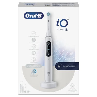 ORAL B Brosse &agrave; dents &eacute;lectrique ORAL-B IO8s serie s white alabaster