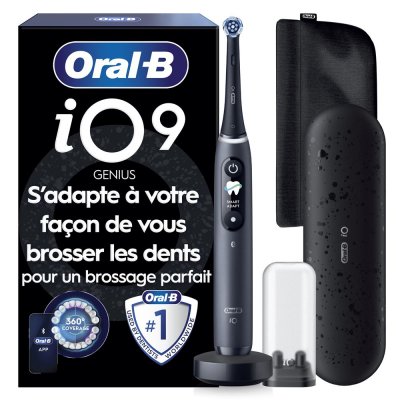 ORAL B Brosse &agrave; dents &eacute;lectrique  iO9 Series Black Onyx Luxe Edition