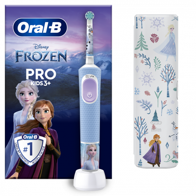 Brosse &agrave; dents &eacute;lectrique Oral B VITALITY Pro Kids La Reine Des Neiges + etui