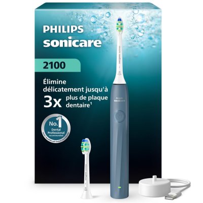 PHILIPS Brosse &agrave; dents &eacute;lectrique  Sonicare Series 2100 HX4022/04 Bleu