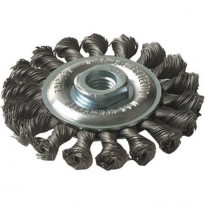 TIVOLY Brosse circulaire meuleuse pour m&eacute;tal , Diam.95 mm