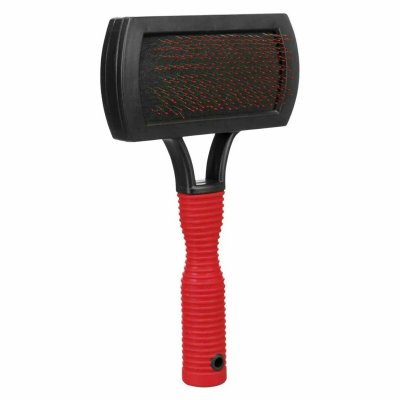 TRIXIE Brosse souple 10 x 17 cm Pelage ext&eacute;rieur, Base du pelage pour chien
