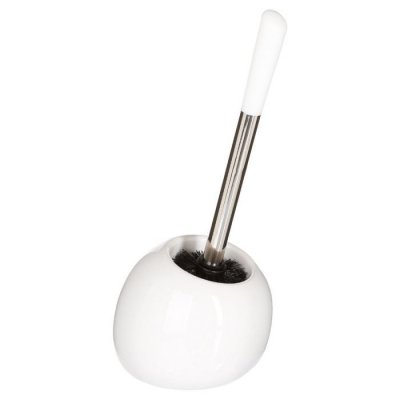 AC DECO Brosse WC - Boule Blanche - Accessoire de salle de bain