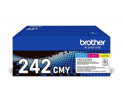 BROTHER  242 Multipack Cyan / Magenta / Jaune Original TN-242CMY