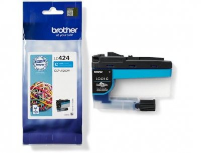 BROTHER  Cartouche Encre Lc424c One Size Cyan
