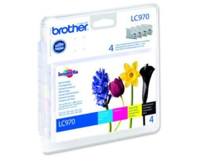 BROTHER  LC-970 PACK 4 CART BLIST