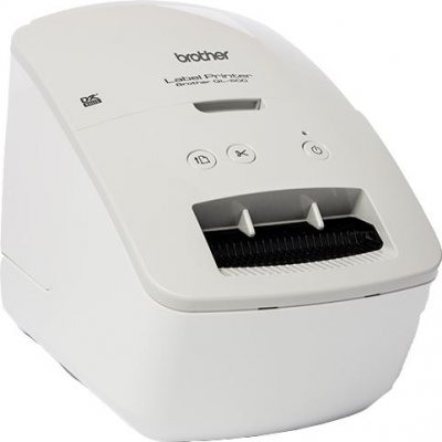 BROTHER  PT QL600G Imprimante d'&eacute;tiquettes Gris QL600GXX1 USB/Mono