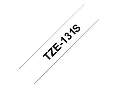 BROTHER  TZE131S Technologie d'impression thermique Noir/transparent