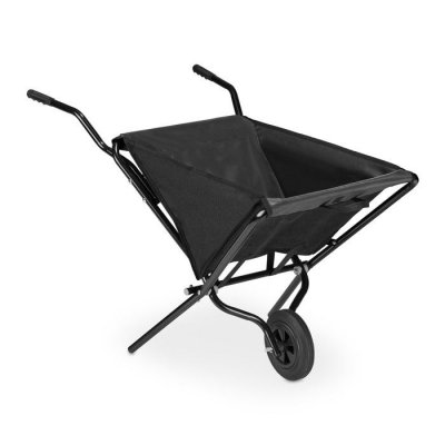 RELAXDAYS Brouette de jardin pliable en noir - 10036176-0