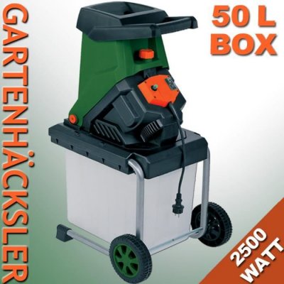 GARDEBRUK&REG; Broyeur de v&eacute;g&eacute;taux &eacute;lectrique 2500 watts 50 L