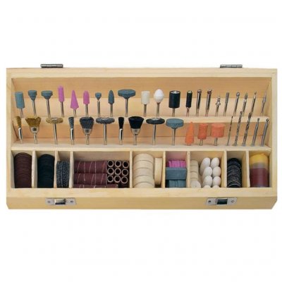 BRUDER MANNESMANN Br&uuml;der Mannesmann Kit d'accessoires de mini meuleuse 200 pi&egrave;ces