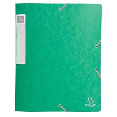 EXACOMPTA Bte De Class. Cartobox Dos 40mm Cte Lustr&eacute;e A4 Vert