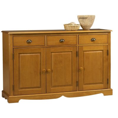 Buffet Bas Pin Miel de Style Anglais