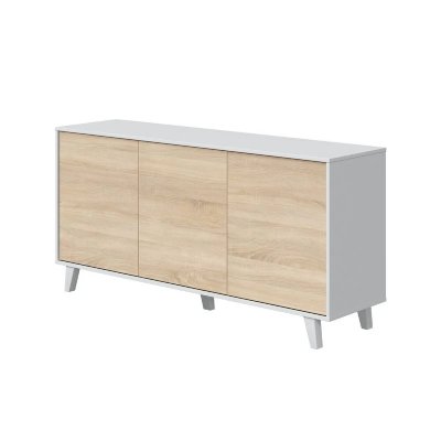 Buffet scandinave 3 portes l154 cm FOBUF6638BO