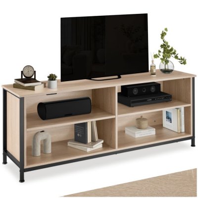 TECTAKE Buffet Style industriel Bois clair industriel, Ch&ecirc;ne Sonoma