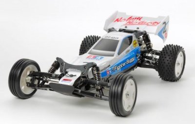 TAMIYA Buggy &eacute;lectrique Neo Fighter brushed propulsion arri&egrave;re kit &agrave; monter 1:10