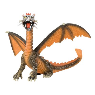 BULLYLAND  Fantasy Figurine Dragon assis (orange) 11 cm