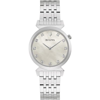 BULOVA  Unisexe Analogique Quartz Montre avec Bracelet en Acier Inoxydable 96P216