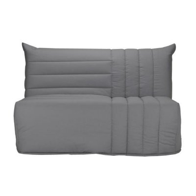 COMFORT BULTEX Bultex - Banquette BZ BECCI 3 places - L 142 x P 101 cm - Tissu gris