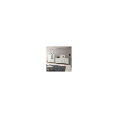 But Buffet au design scandinave pour salon avec 2 portes et 3 tiroirs Vide