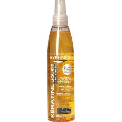 BYPHASSE  K&eacute;ratine liquide activ protect cheveux secs 250ml 250 ml