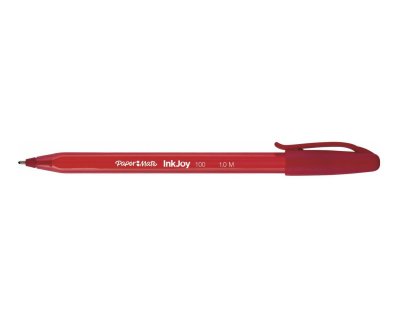 PAPERMATE C/50 Boligrafo Inkjoy 100 Cap Rojo Punta Media 1,0Mm Paper Mate
