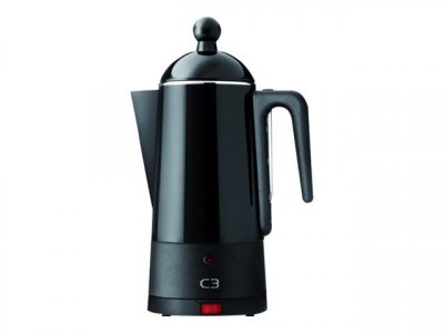  C3 30-30254 Design Percolateur Eco 2-6 tasses acier laque noir
