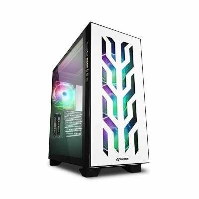 SHARKOON Ca300t micro atx usb acier plastique verre tremp&eacute; noir