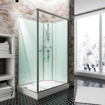 SCHULTE Cabine de douche int&eacute;grale, Ibiza , 90 x 160 cm, ouverture droite