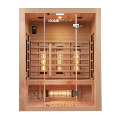 Cabine infrarouge pour 2 personnes en bois 150x120x190 cm