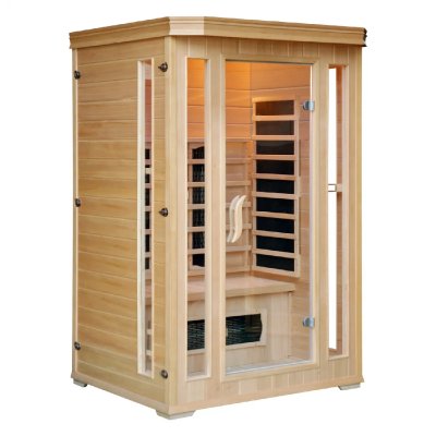 CONCEPT USINE CABINE SAUNA INFRA ROUGE 2 PLACES LUXE