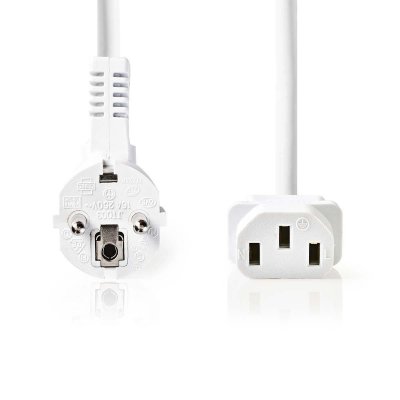 C&acirc;ble d'alimentation Nedis CEGP10000WT100 Blanc